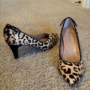 Leopard Print Heels by Charles Jourdan